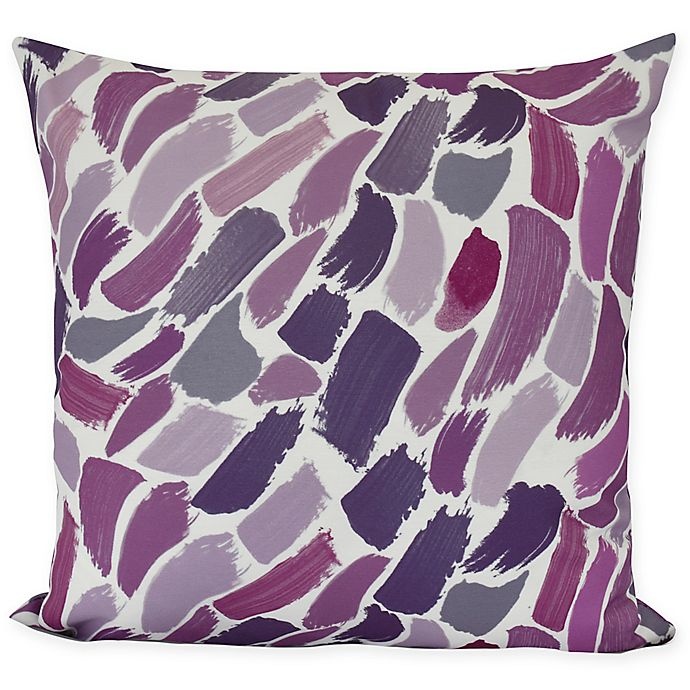 slide 1 of 1, E by Design Wenstry Square Throw Pillow - Purple, 1 ct