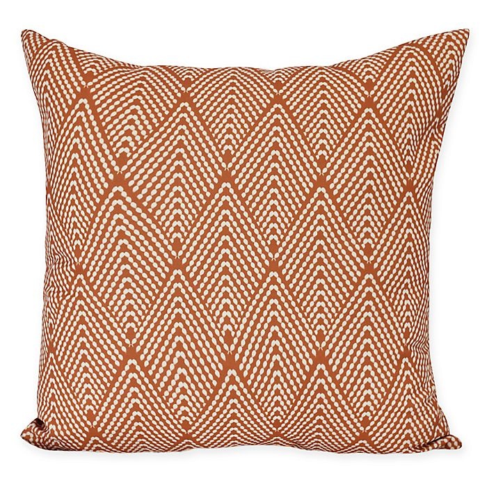 slide 1 of 1, E by Design Lifeflor Square Throw Pillow - Orange, 1 ct
