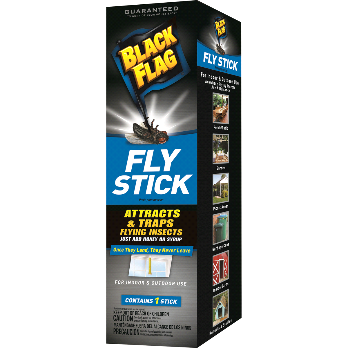 slide 1 of 5, Black Flag Fly Stick, 1 ct