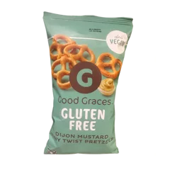 Good Graces Gluten Free Tiny Twist Pretzels, Dijon Mustard