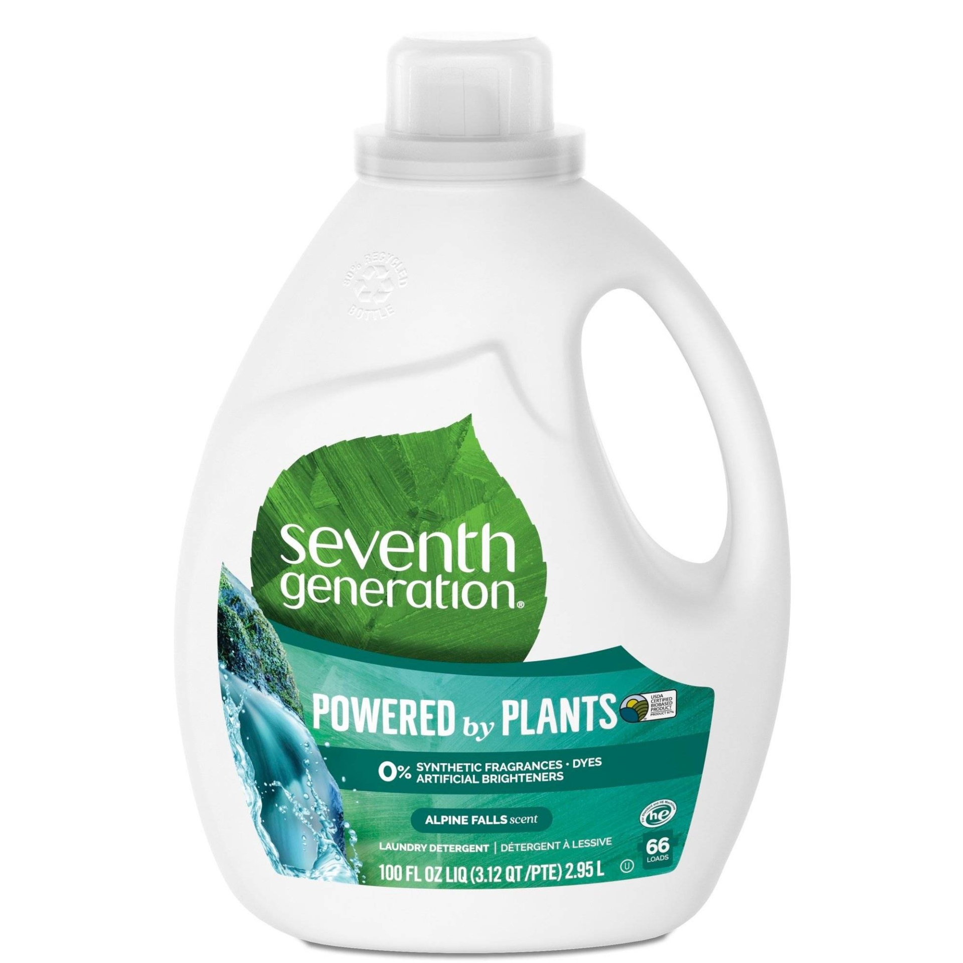 slide 1 of 4, Seventh Generation Natural Liquid Laundry Detergent - Alpine Falls - 100 fl oz, 100 fl oz