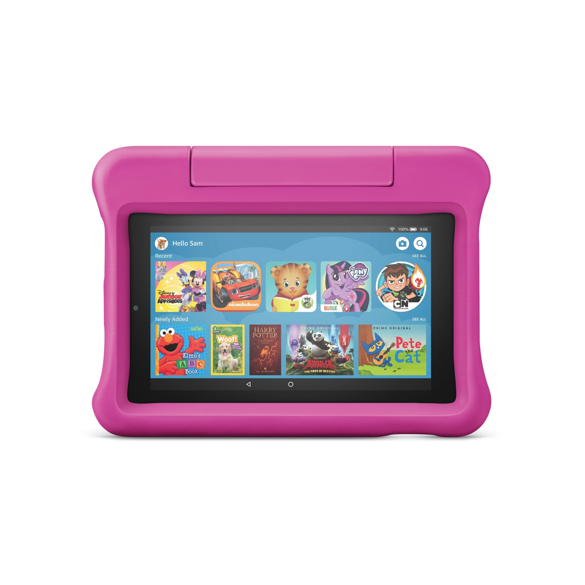 slide 1 of 6, Amazon Fire 7" Kids Edition Tablet 7; Display (9th Generation, 2019 Release) - Pink - 16GB, 1 ct