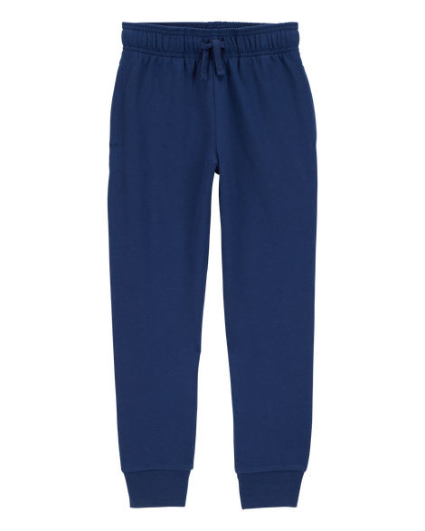 slide 1 of 3, Carter's Kid Pull-On Drawstring Joggers - Navy Navy 10, 1 ct
