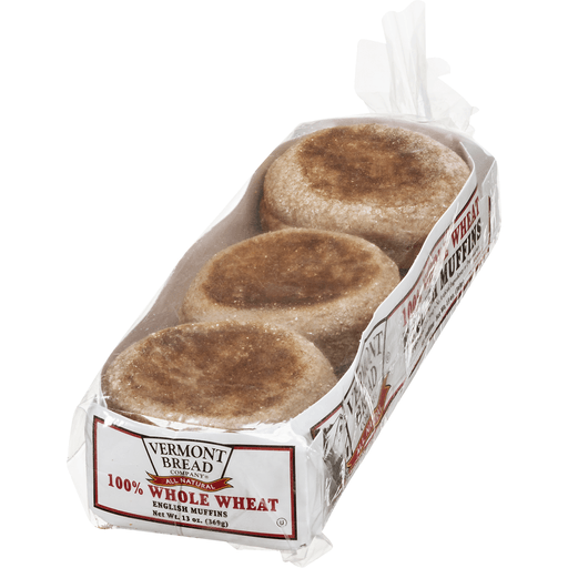 slide 3 of 8, Vermont Bread Vermont Whole Wheat English Muffins, 6 ct; 2 oz