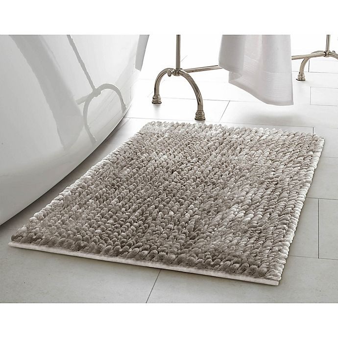 slide 2 of 5, Laura Ashley Butter Chenille Bath Rug - Light Grey, 27 in x 45 in