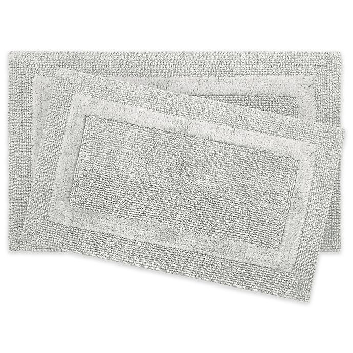 slide 1 of 2, French Connection Stonewash Bath Rug Set - Medium Grey, 2 ct