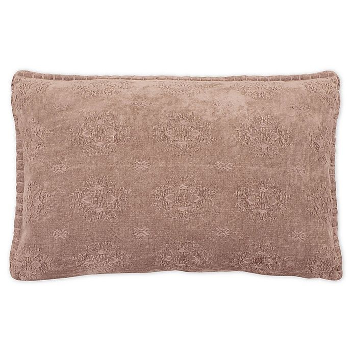 slide 1 of 3, French Connection Textured Oblong Throw Pillow, 1 ct