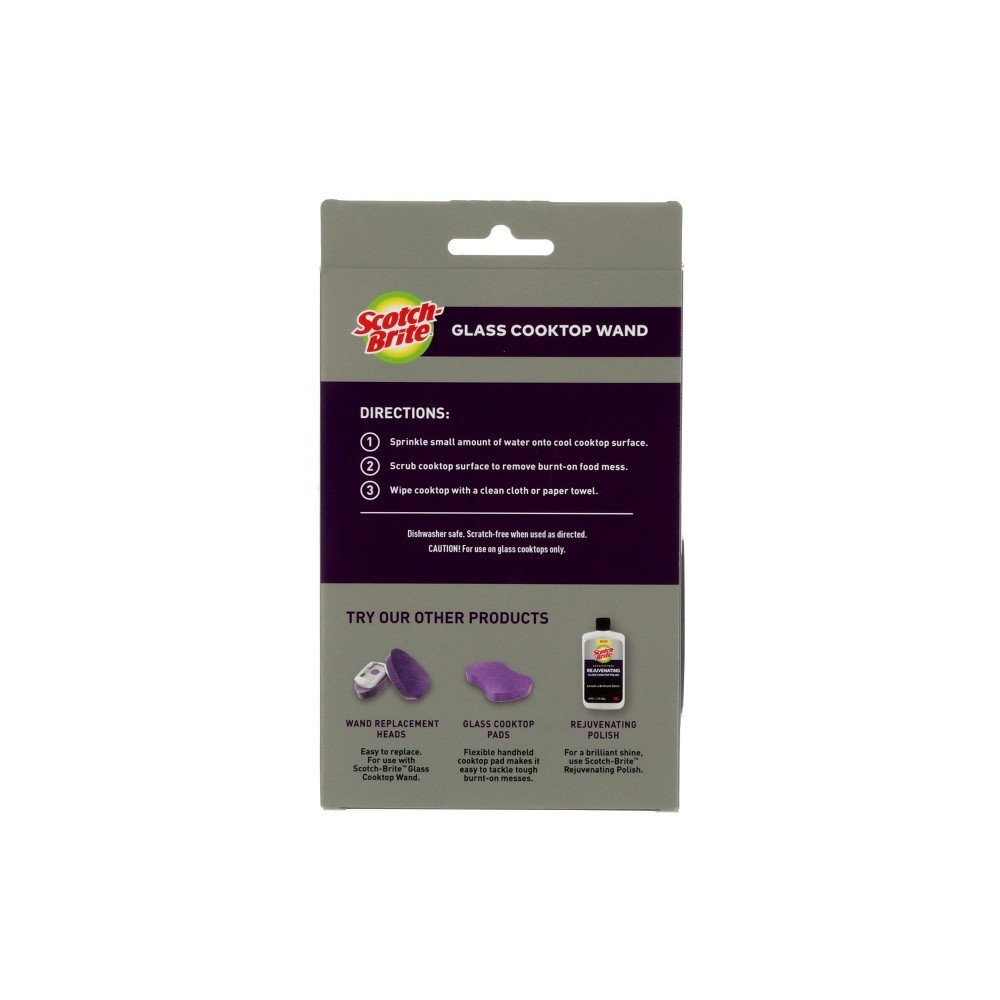 slide 14 of 14, Scotch-Brite Scratch-Free Glass Cooktop Cleaning Wand, 1 ct