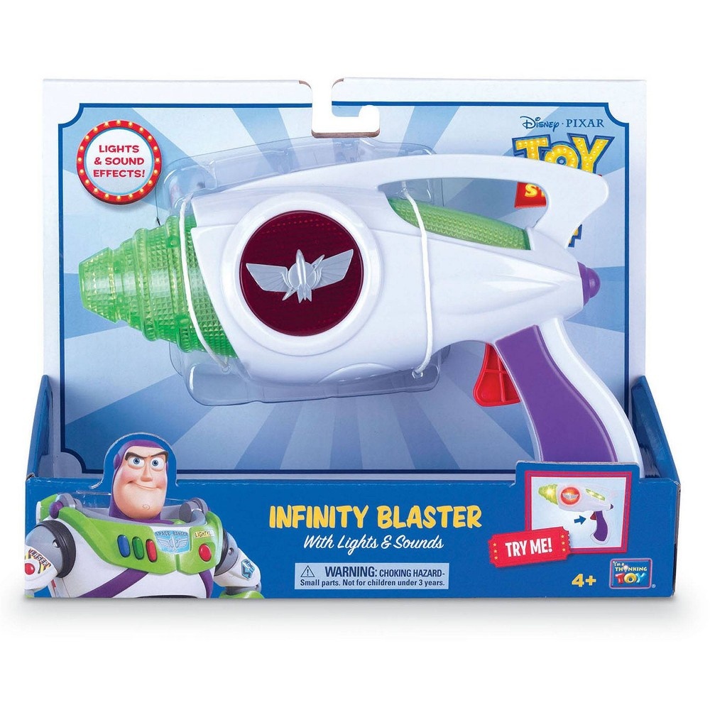 slide 2 of 7, Disney Pixar Toy Story 4 Buzz Lightyear Infinity Blaster, 1 ct