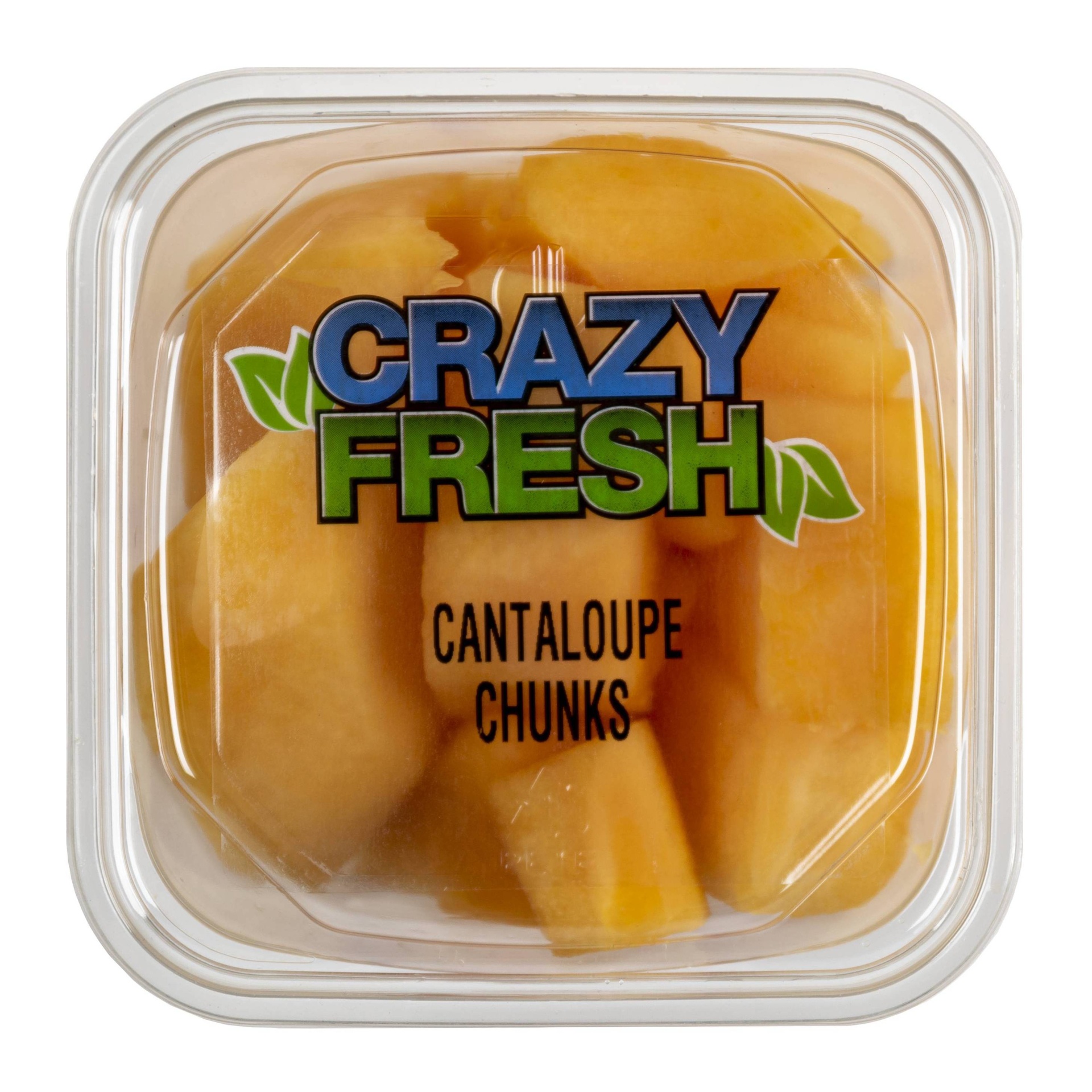 slide 1 of 3, Crazy Fresh Cantaloupe Chunks - 15oz, 15 oz