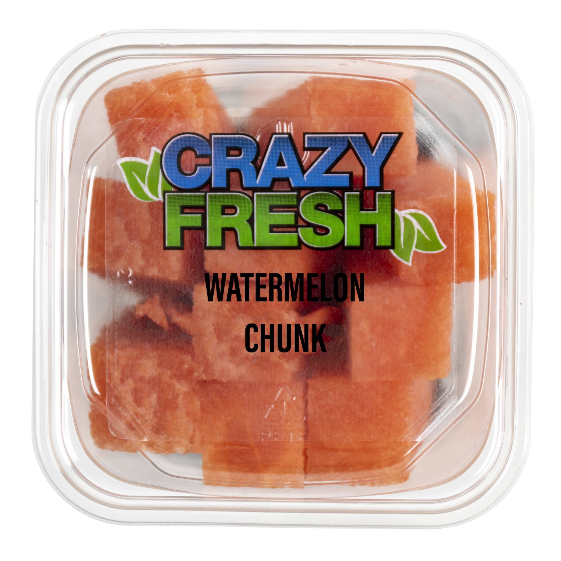 slide 1 of 3, Crazy Fresh Watermelon Chunks - 15oz, 15 oz