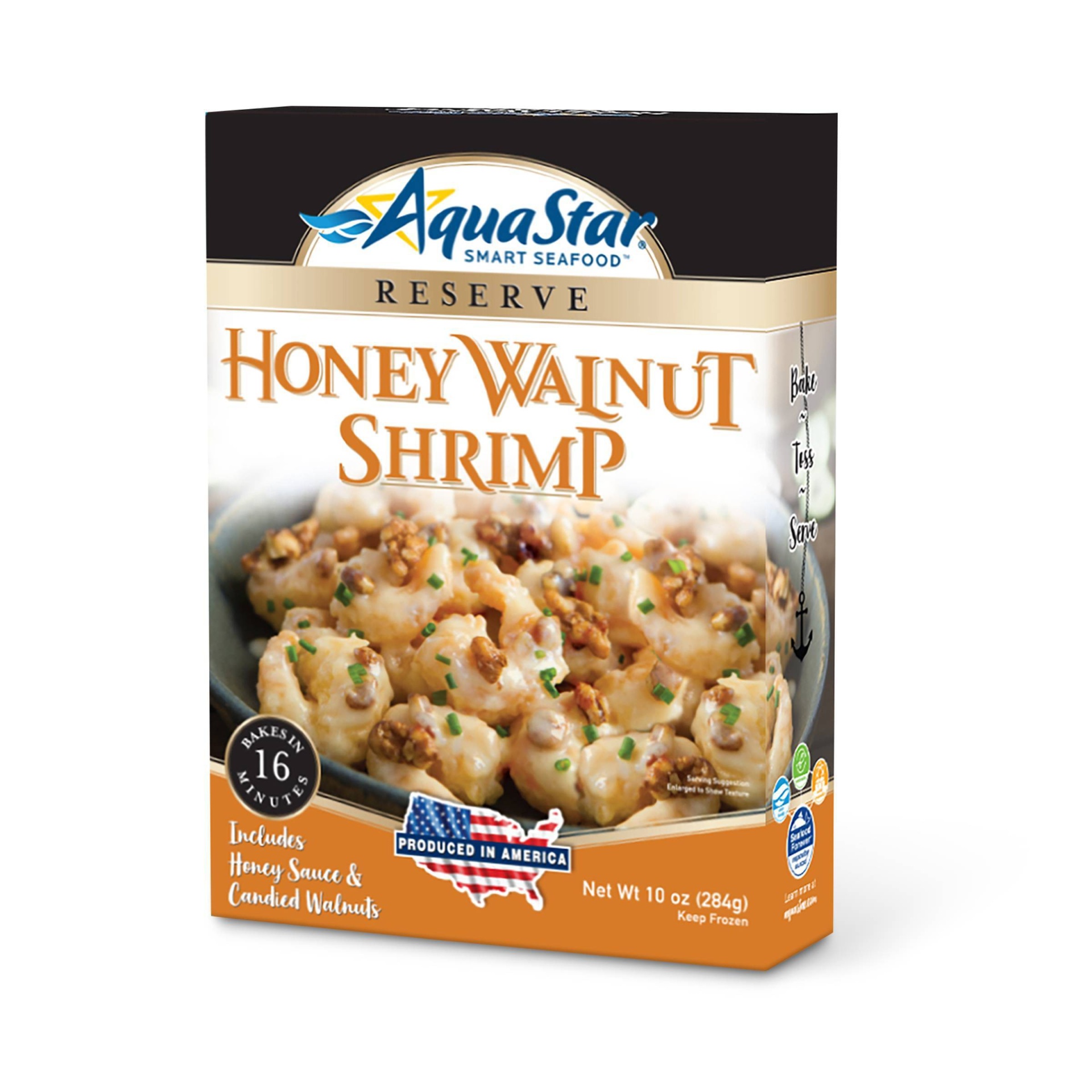 slide 1 of 1, Aqua Star Honey Walnut Shrimp, 10 oz