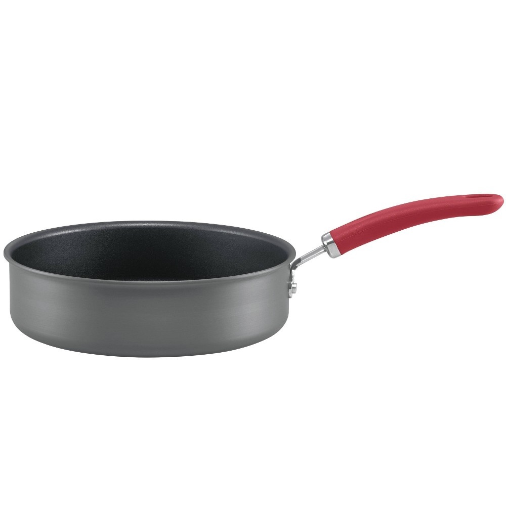 slide 4 of 9, Rachael Ray Nutrish Create Delicious Hard Anodized Nonstick Cookware Set Red Handle, 11 ct