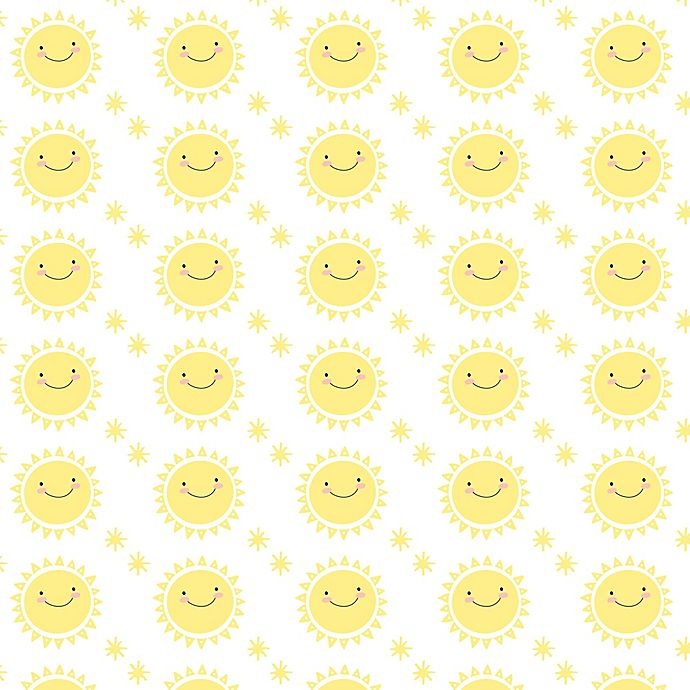 slide 2 of 3, Hello Spud Organic Cotton Jersey Sunshine Fitted Crib Sheet - Yellow, 1 ct