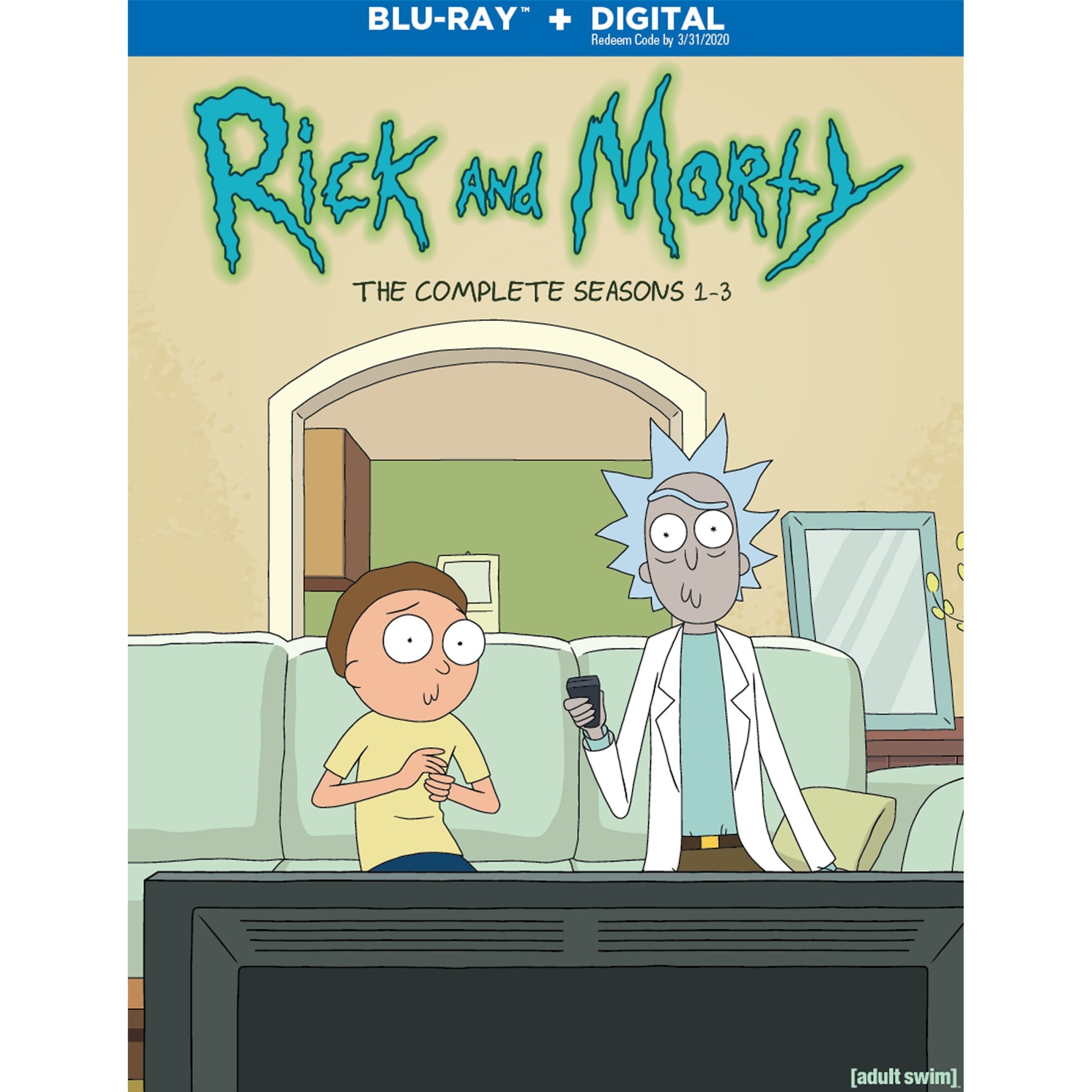 slide 1 of 1, Warner Rick And Morty: S1-3 (3Pk) (Blu-ray + Digital), 3 ct