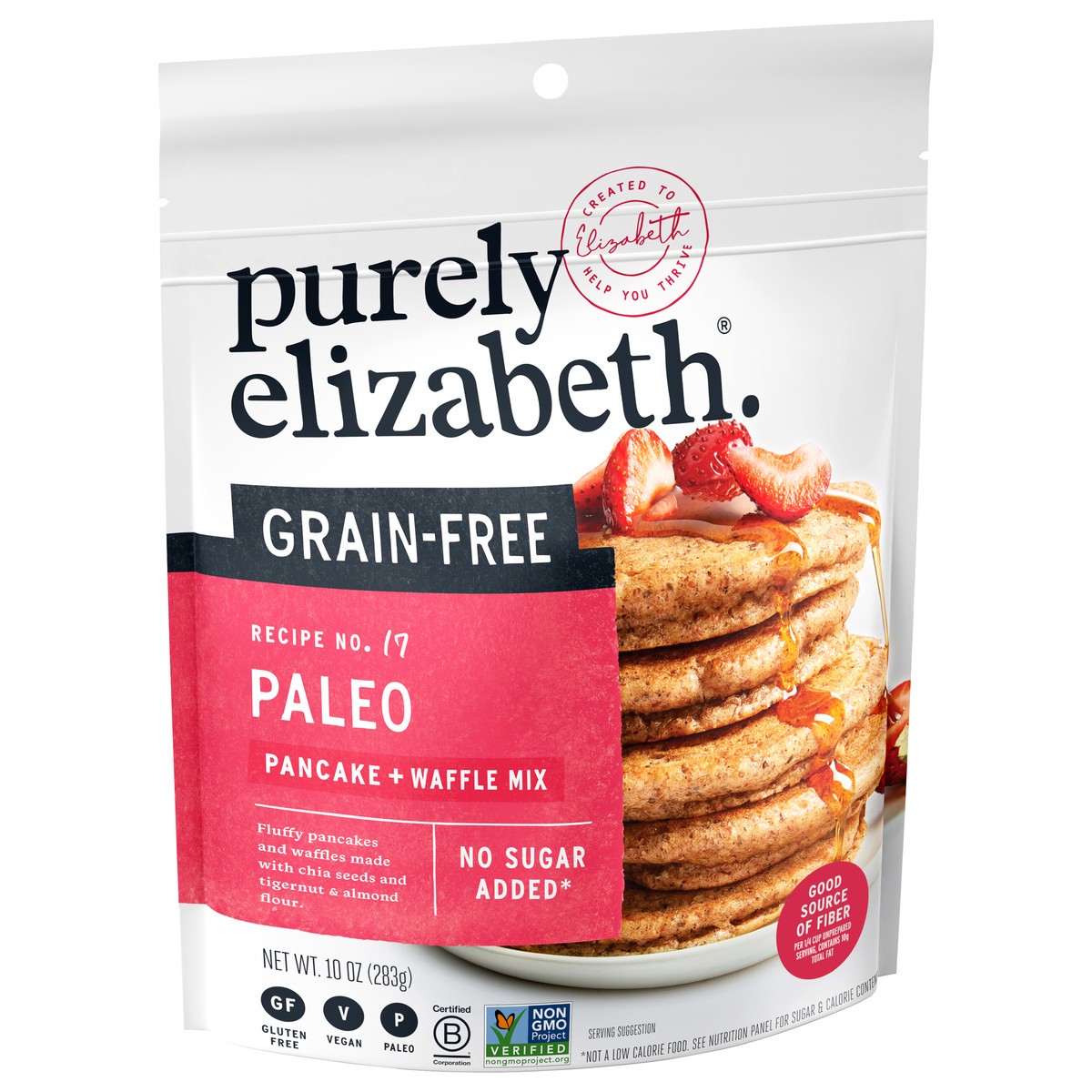 slide 9 of 9, Purely Elizabeth Grain-Free Pancake Mix 10 oz, 10 oz