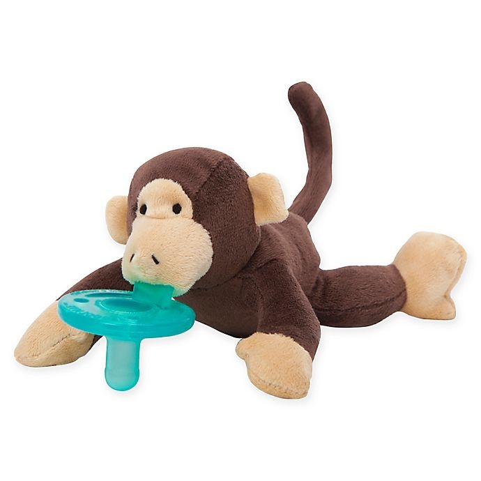 slide 2 of 3, WubbaNub Monkey Infant Pacifier, 1 ct