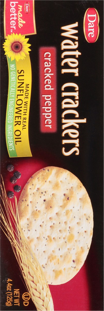 slide 10 of 10, Dare Cracked Pepper Water Crackers 4.4 oz, 4.4 oz
