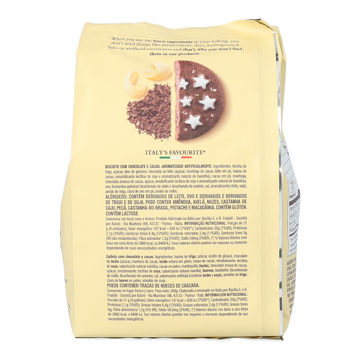 slide 3 of 5, Mulino Bianco Pan Di Stelle Cookies 7.05 oz, 7.05 oz