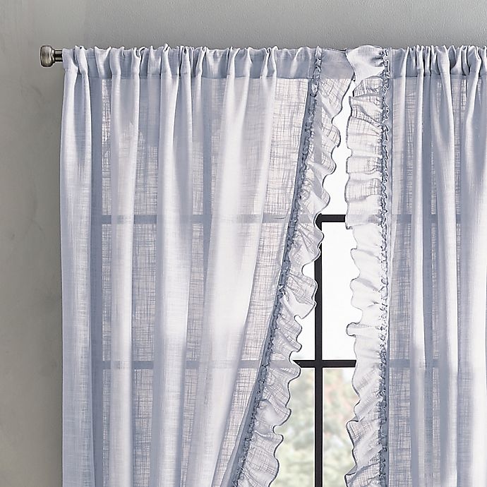 slide 2 of 2, Peri Home Sadie Pole Top Window Curtain Panel - Orchid, 84 in