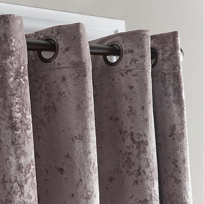 slide 3 of 4, Bedeck Cairo Grommet Window Curtain Panel - Dusty Rose, 95 in