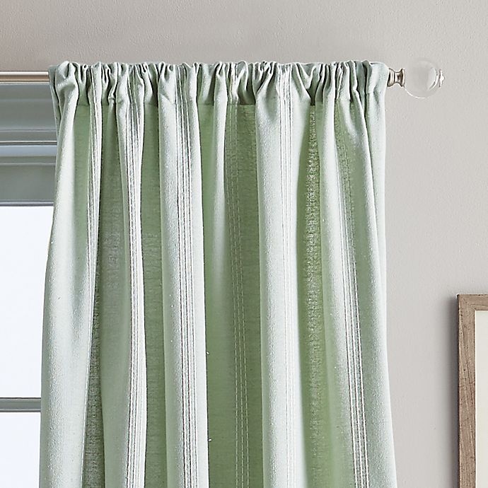 slide 2 of 2, Peri Home Eastman Rod Pocket Window Curtain Panel - Sage, 95 in