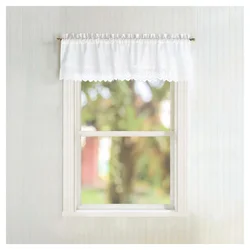 CHF Curtainworks Penny Eyelet Valance 56"w x 14"L