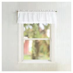 CHF Curtainworks Penny Eyelet Valance 56"w x 14"L