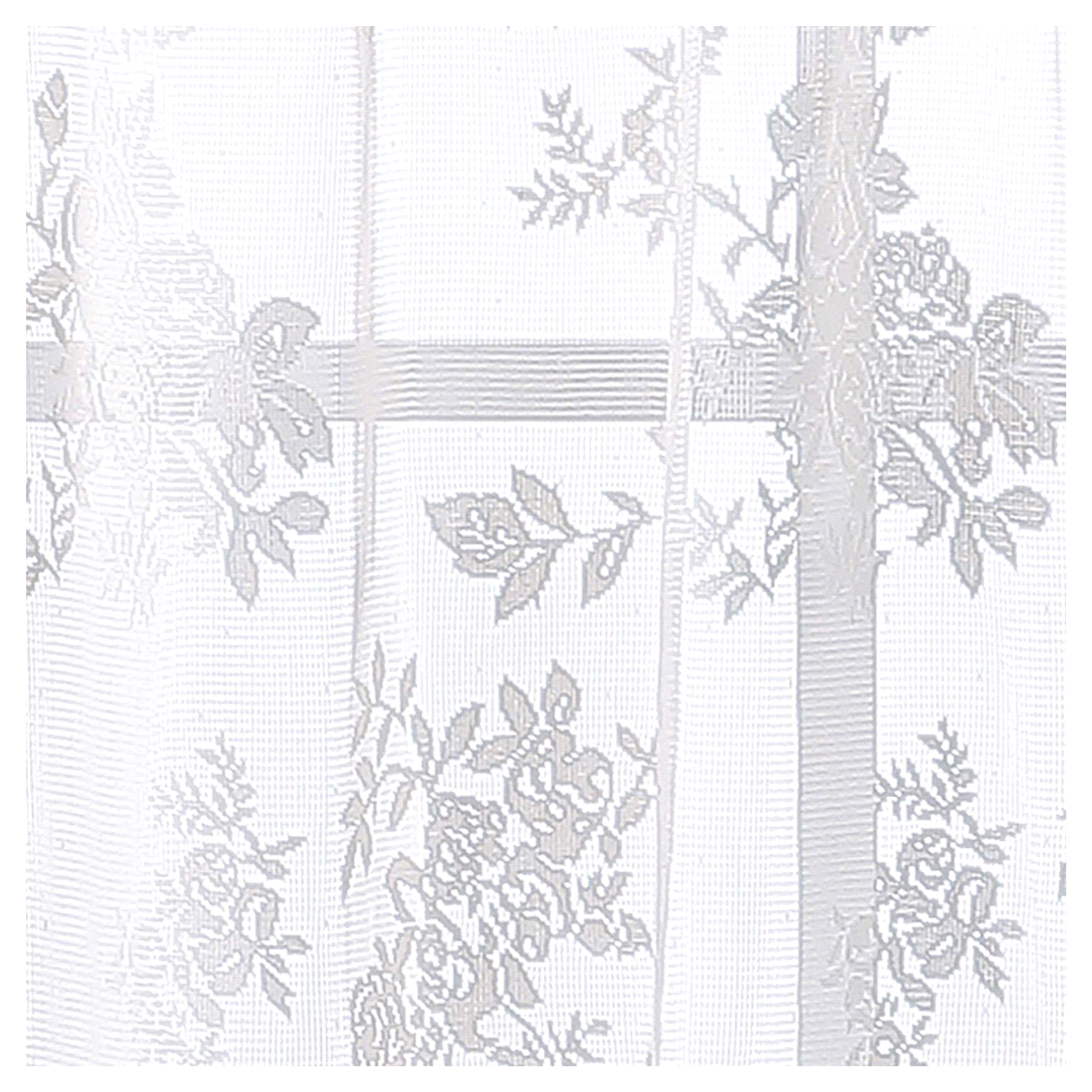 slide 2 of 3, Curtainworks Sibella Lace Tier Pair White, 1 ct