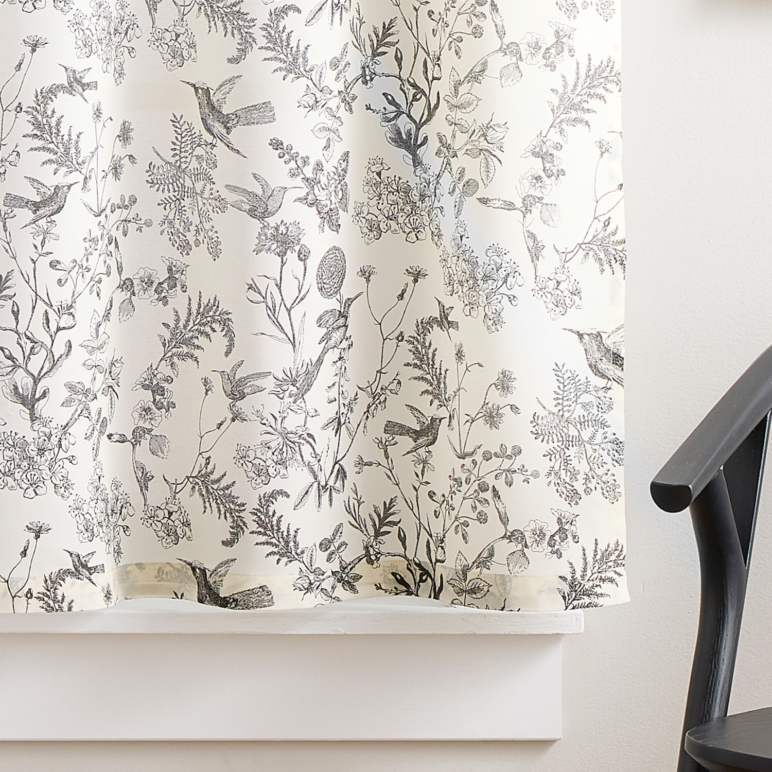 slide 4 of 5, Curtainworks Hummingbird 3 Piece Set Multi, 3 ct