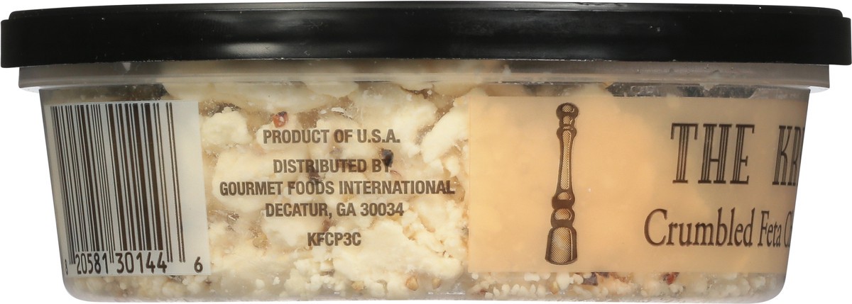 slide 10 of 11, Kryssos Crumbled Feta Cheese with Peppercorns 4 oz, 4 oz