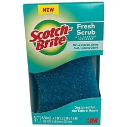 Scotch-Brite Fresh Scrub Flexible Foam Scrubber