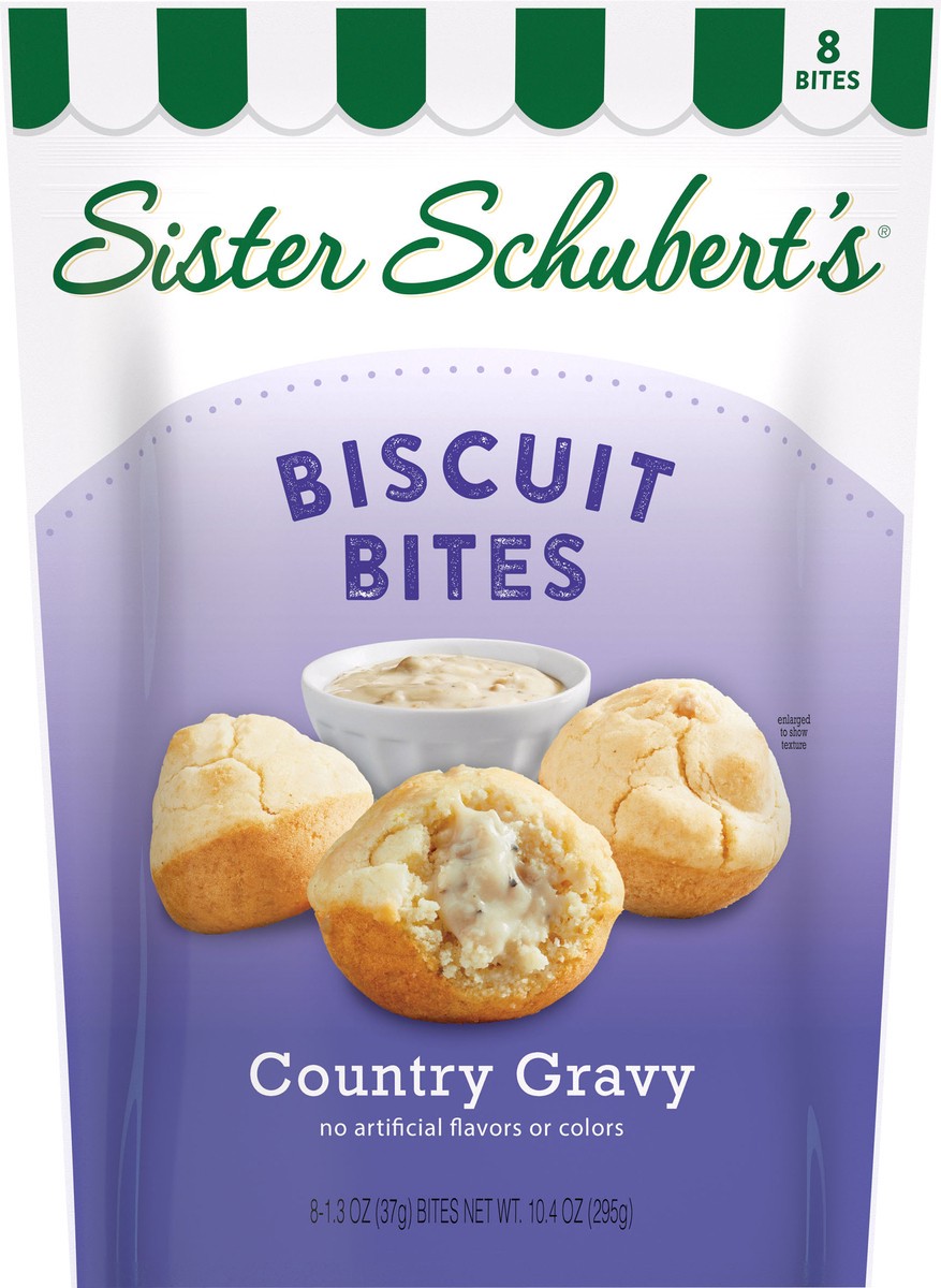 slide 7 of 9, Sister Schubert's Bites Country Gravy Biscuit 8 ea, 8 ct
