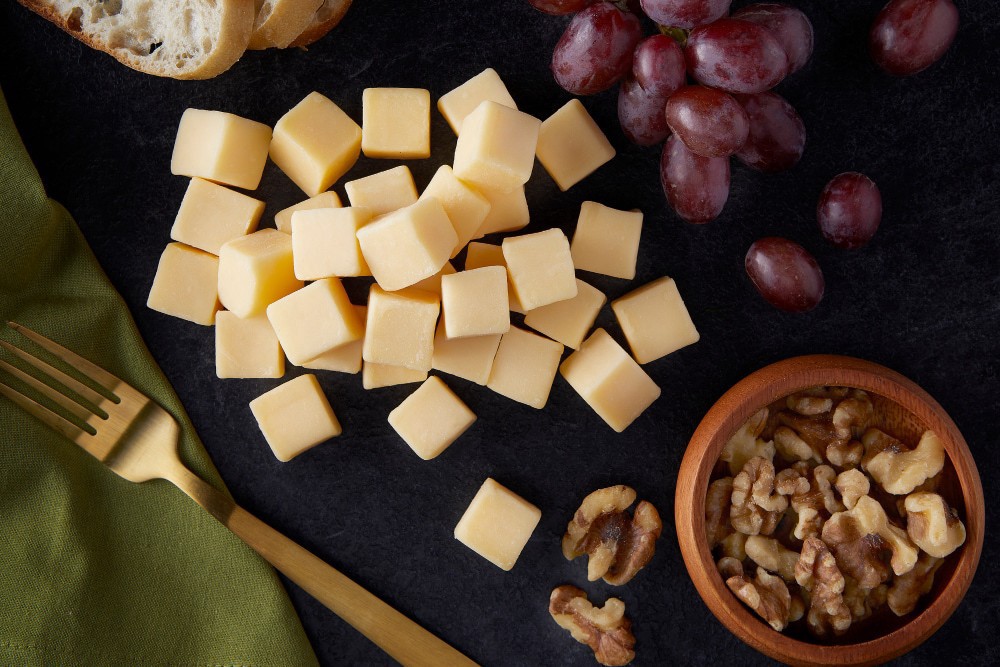 slide 2 of 4, Uppercut Cubed Havarti Cheese, 6 oz