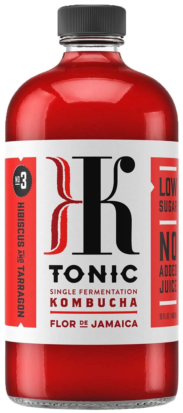 slide 1 of 1, KTonic Kombucha No. 3 Hibiscus - 16 oz, 16 oz