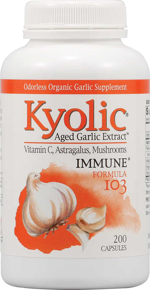 slide 1 of 1, Kyolic Garlic With Calcium And Vitamins, 200 ct