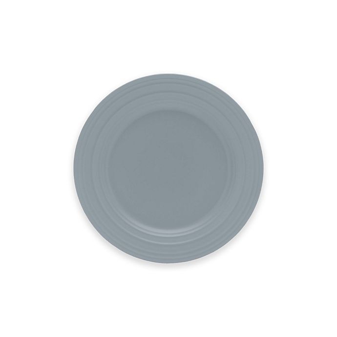 slide 1 of 1, Mikasa Swirl Salad Plate - Grey, 1 ct