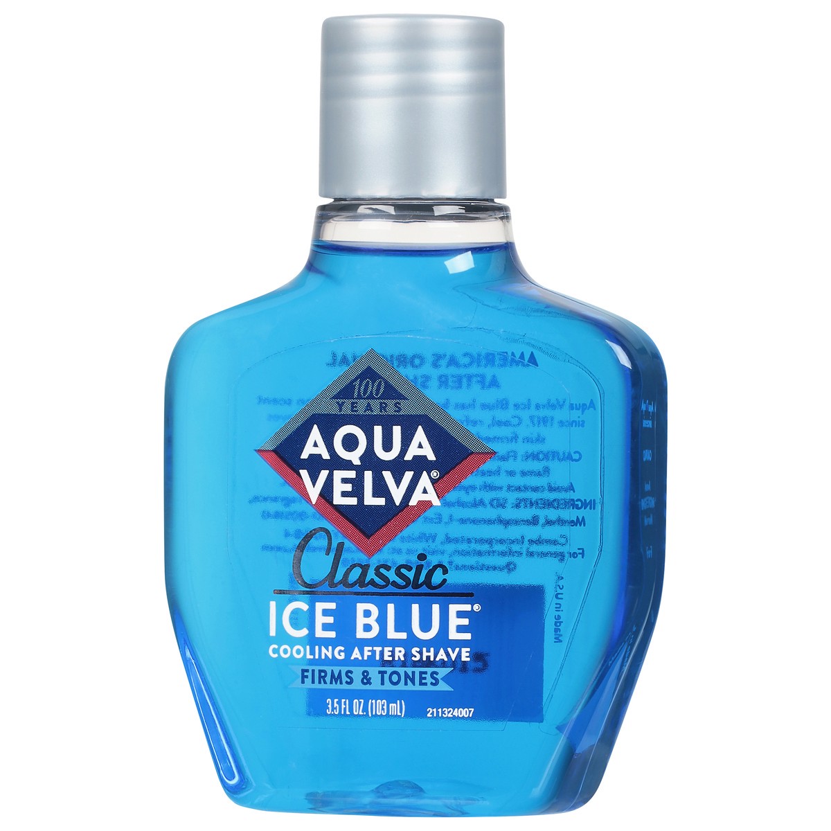 slide 2 of 9, Aqua Velva Classic Ice Blue Firms & Tones Cooling After Shave 3.5 fl oz, 3.50 ct