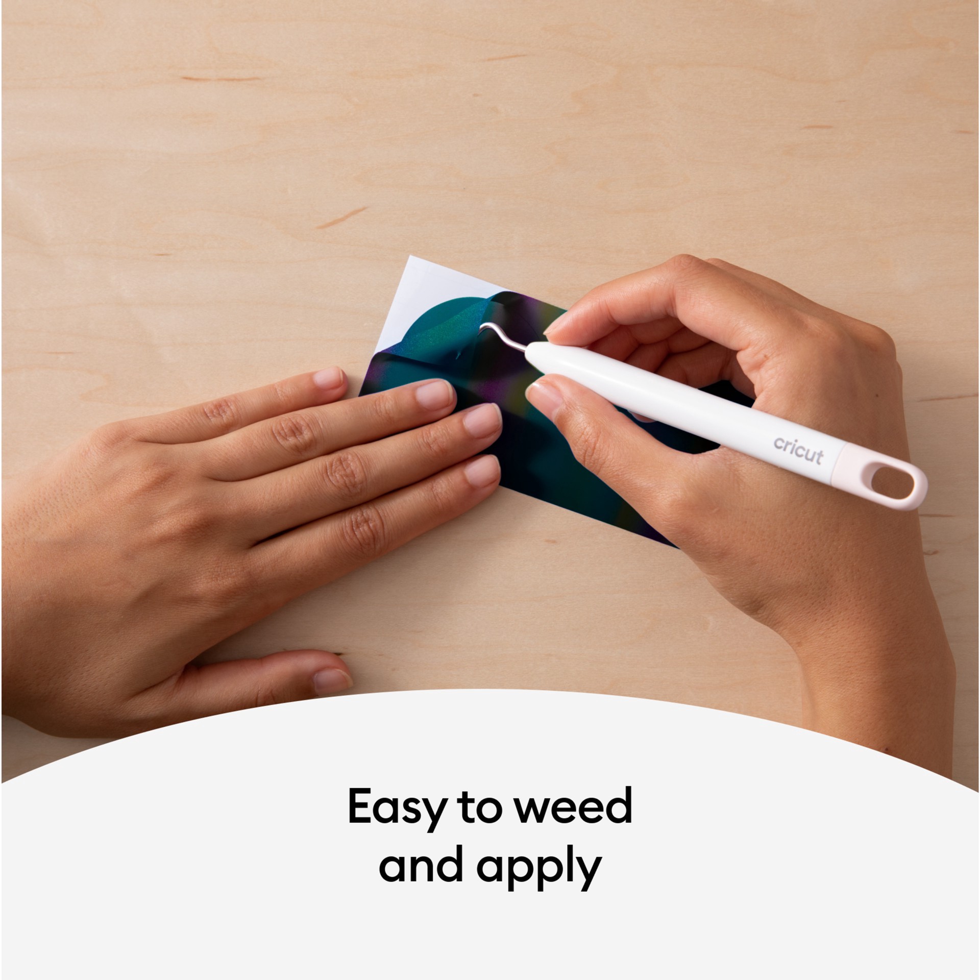 slide 7 of 8, Cricut Rainbow Reflective Iron-On, 12 in x 19 in