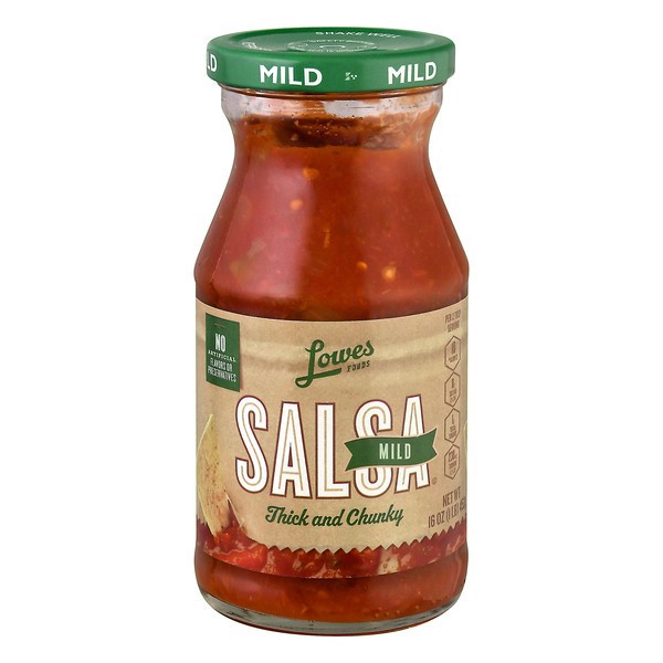 slide 1 of 1, Lowes Foods Thick & Chunky Mild Salsa, 16 oz