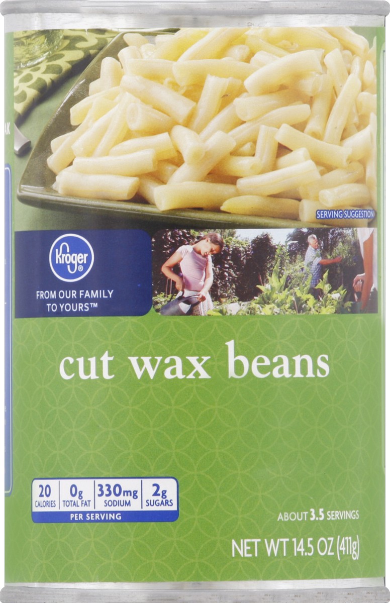 slide 5 of 6, Kroger Cut Wax Beans, 14.5 oz