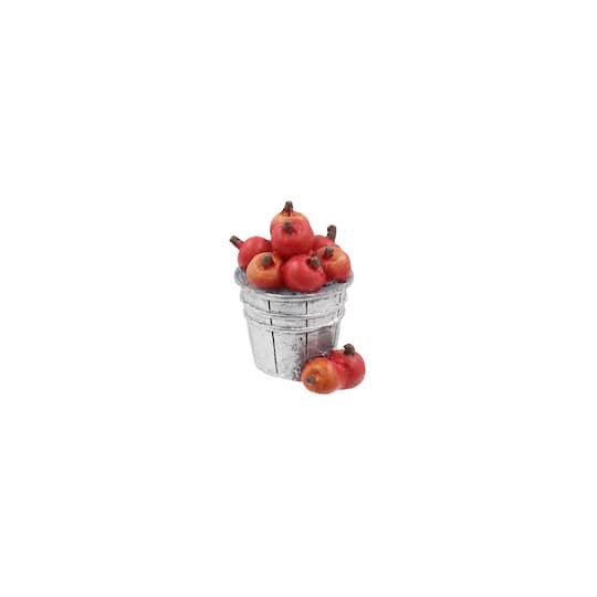 slide 1 of 3, Mini Bucket Of Apples By Ashland, 1.74 in x 1.32 in x 1.19 in