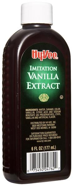 slide 1 of 1, Hy-vee Imitation Vanilla Extract, 6 fl oz