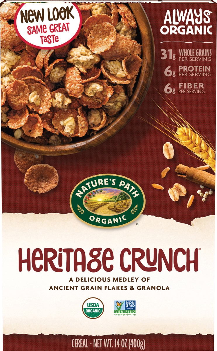 slide 6 of 6, Nature's Path Organic Heritage Crunch Cereal 14 oz, 14 oz