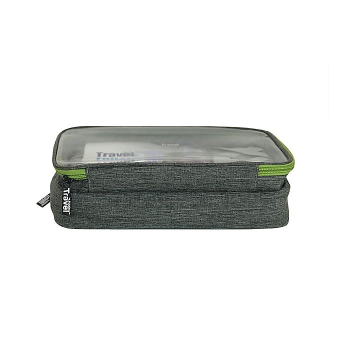 slide 5 of 7, Travel Fusion Large Toiletry Organizer - Grey, 1 ct