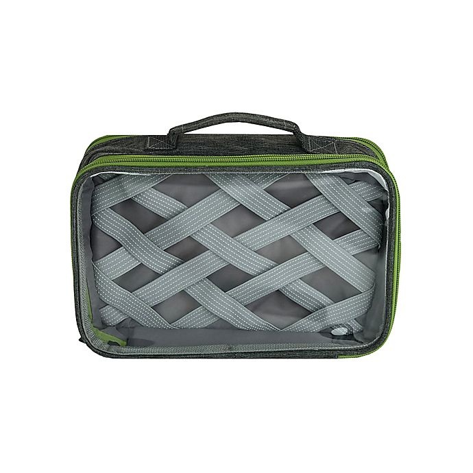 slide 7 of 7, Travel Fusion Large Toiletry Organizer - Grey, 1 ct