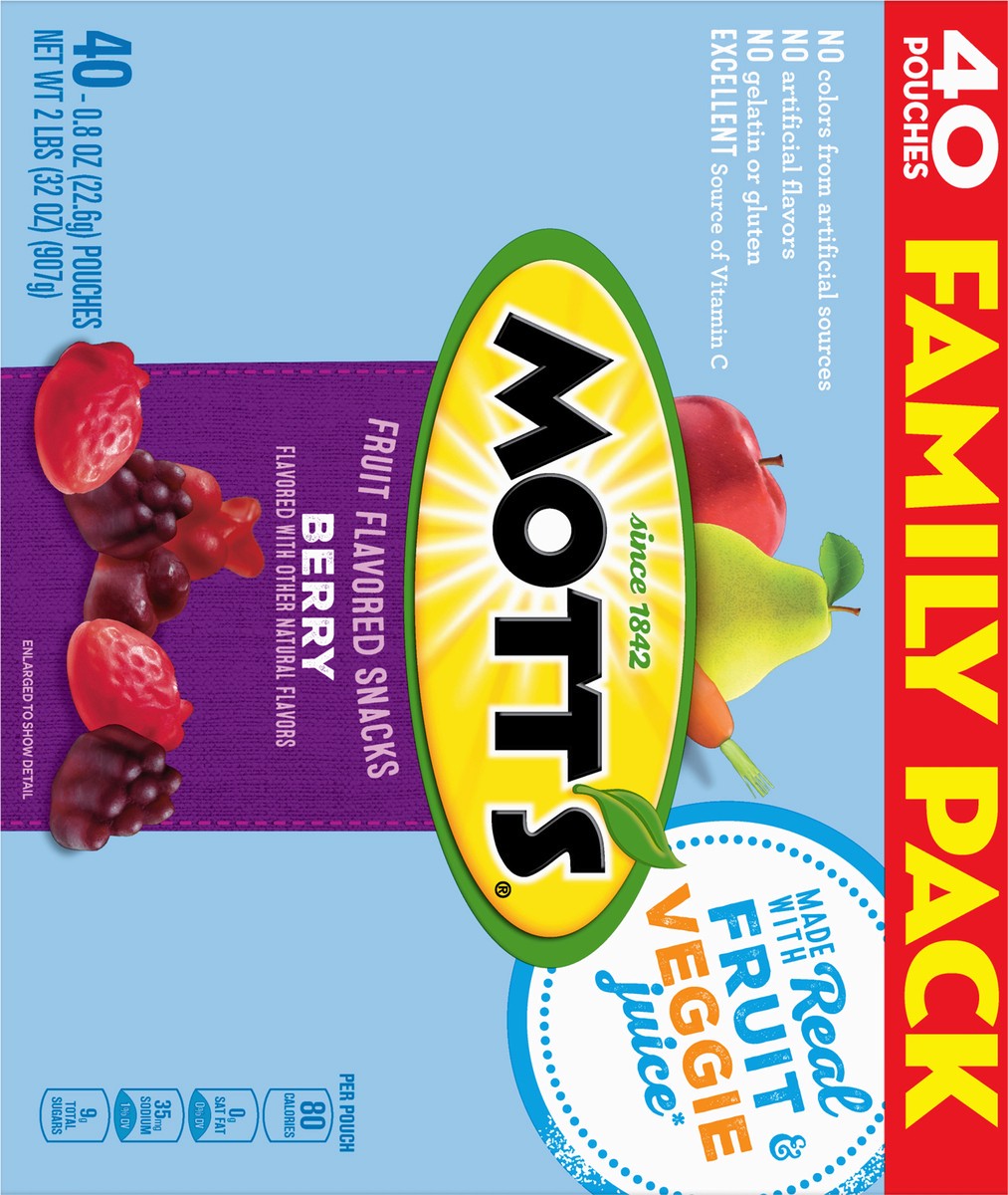 slide 3 of 9, Mott's Fruit Flavored Snacks, 40 ct