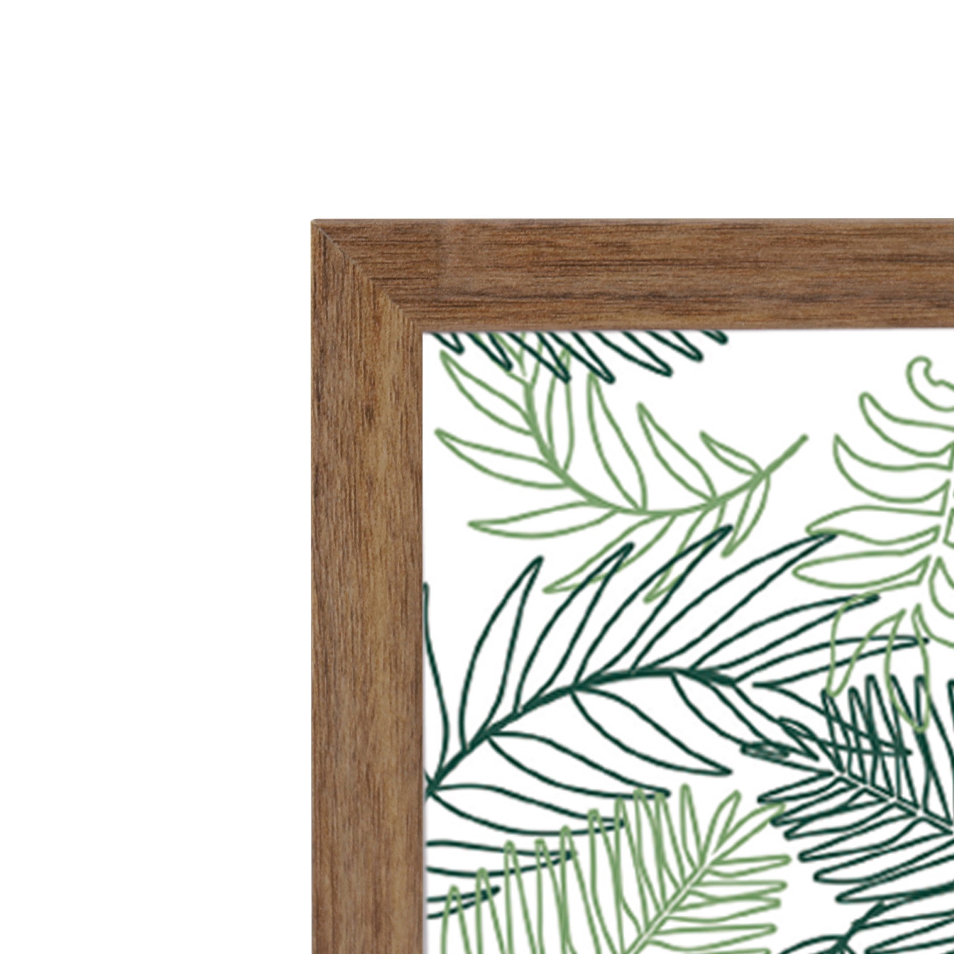 slide 2 of 3, Natural Brown 7 Piece 123 Gallery Wall Frame Set By Studio Decor, 7 ct