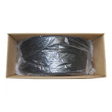 Sabert 18" Black Round Marble Tray