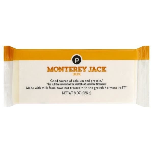 slide 1 of 1, Publix Monterey Jack Cheese Block, 8 oz